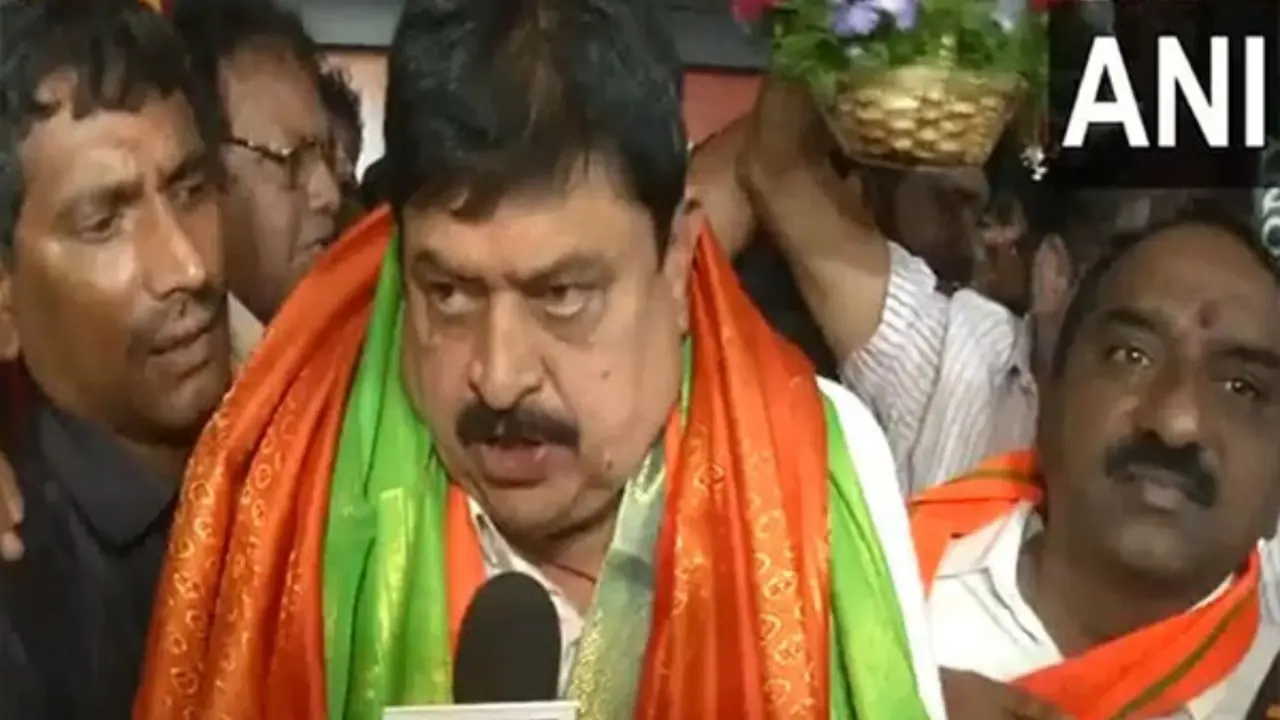 Telangana BJP president N Ramchander Rao (Photo/ANI)