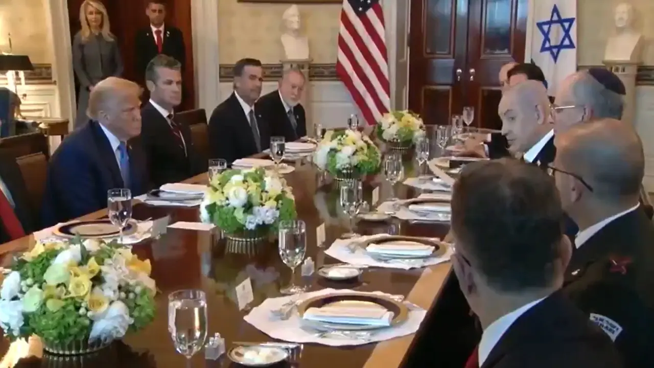 Benjamin Netanyahu with Donald Trump 