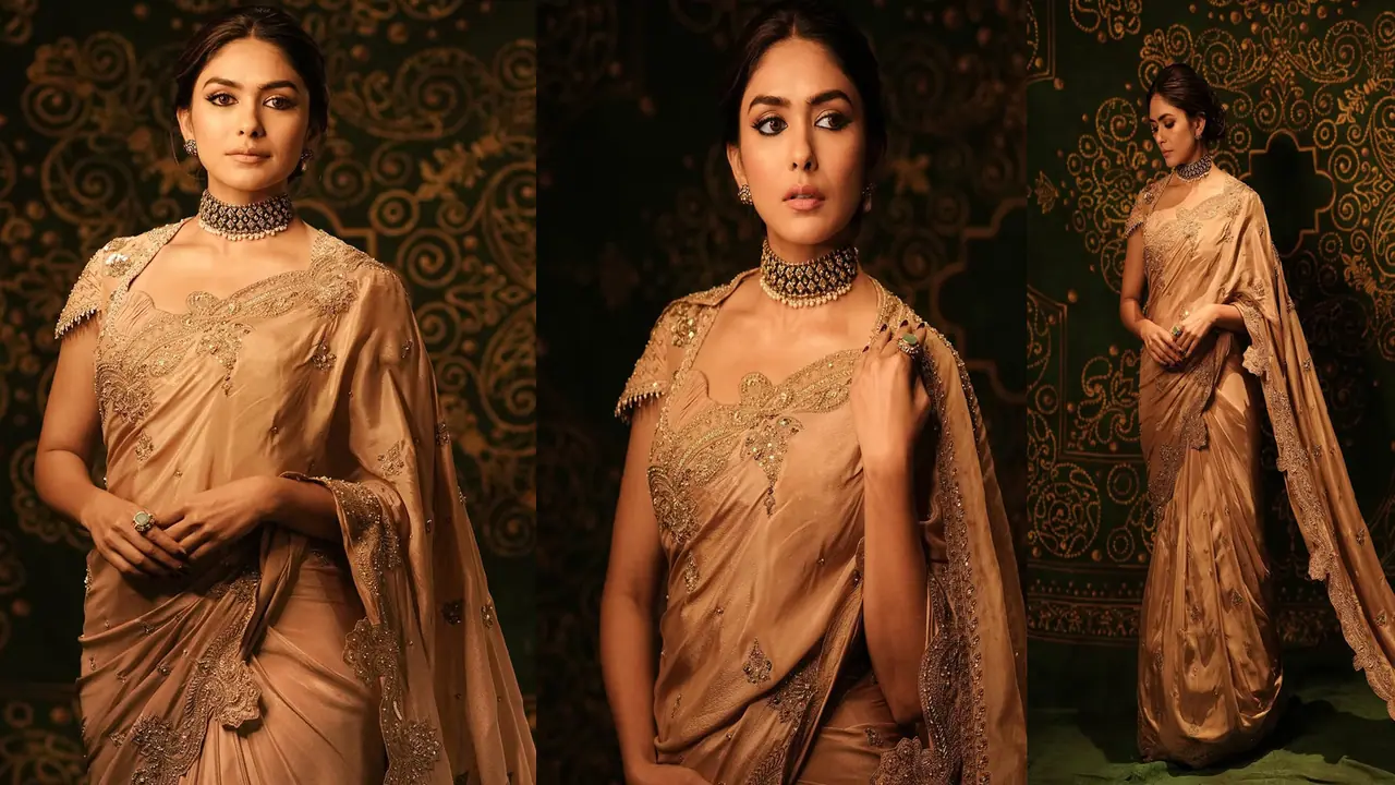 Mrunal Thakur sarees: Mrunal Thakur sarees: