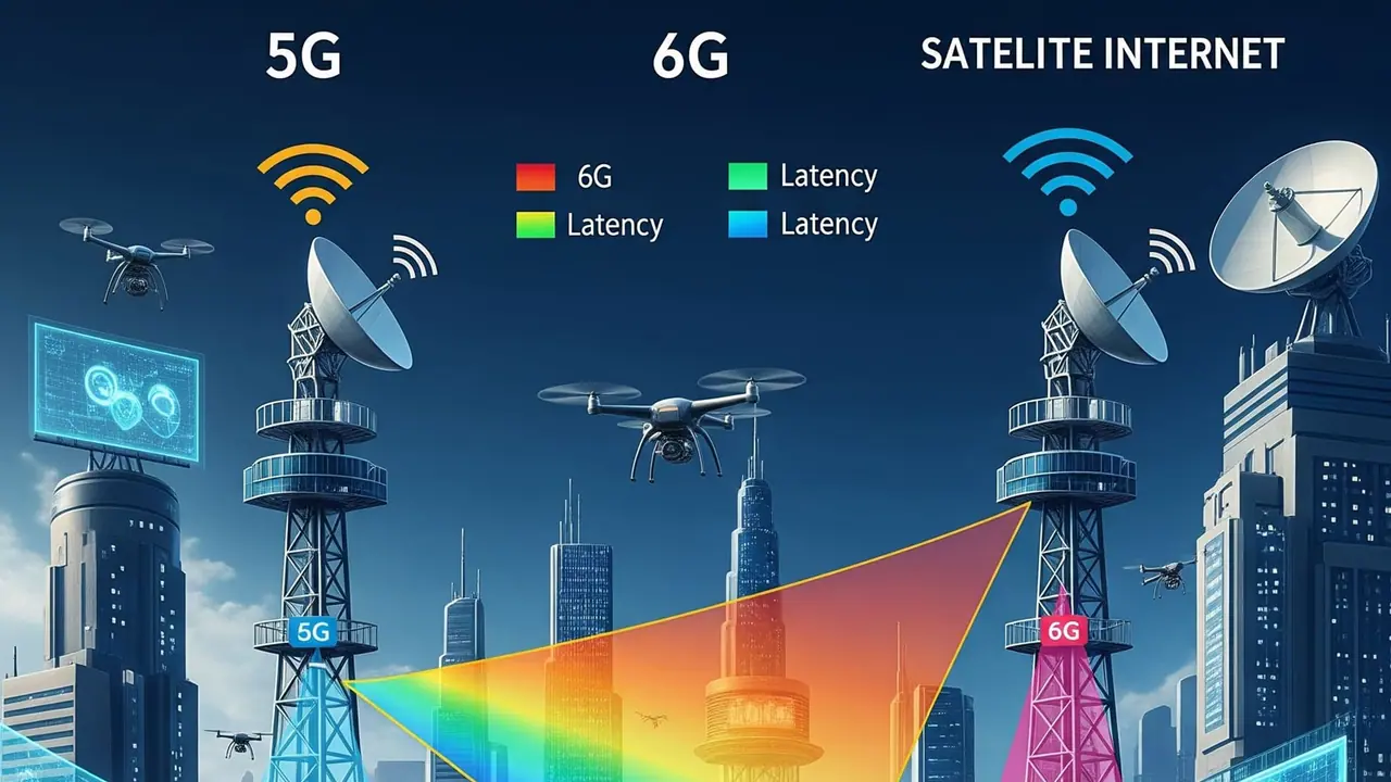 5G vs 6G vs Satellite Internet
