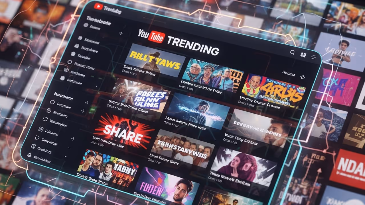 YouTube Trending Page