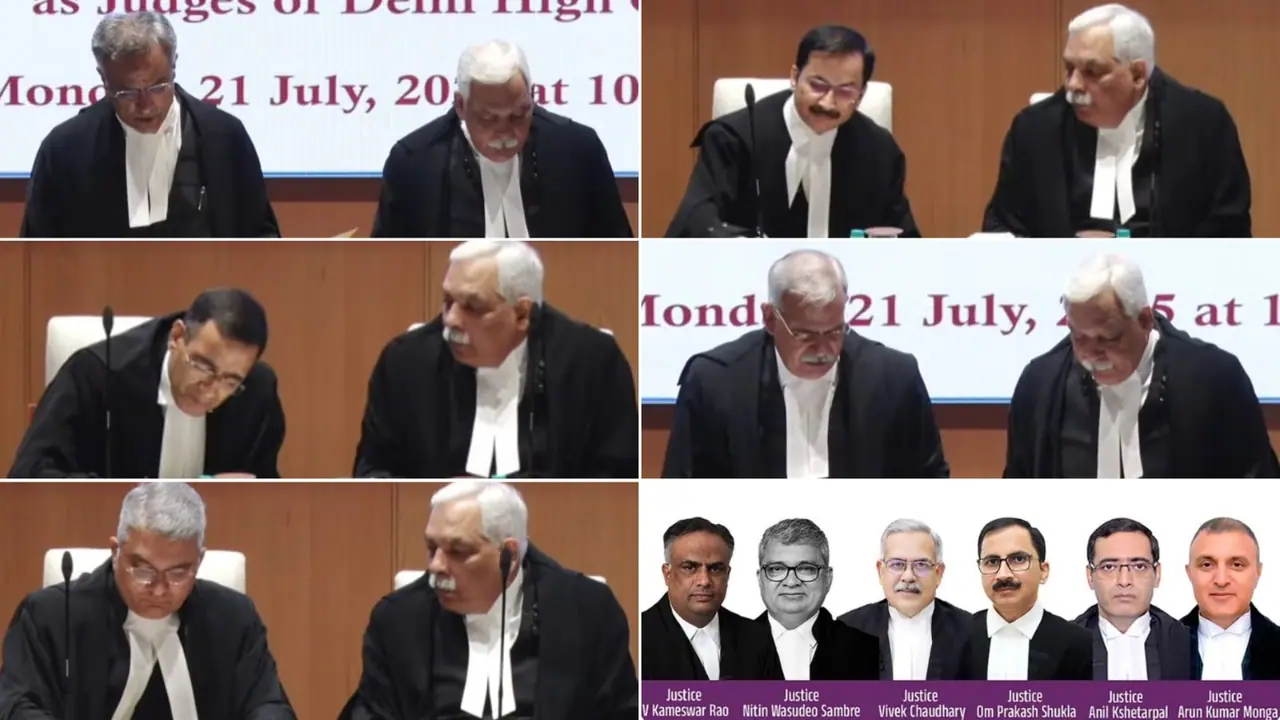 Delhi High Court holds oath ceremony for 6 new judges