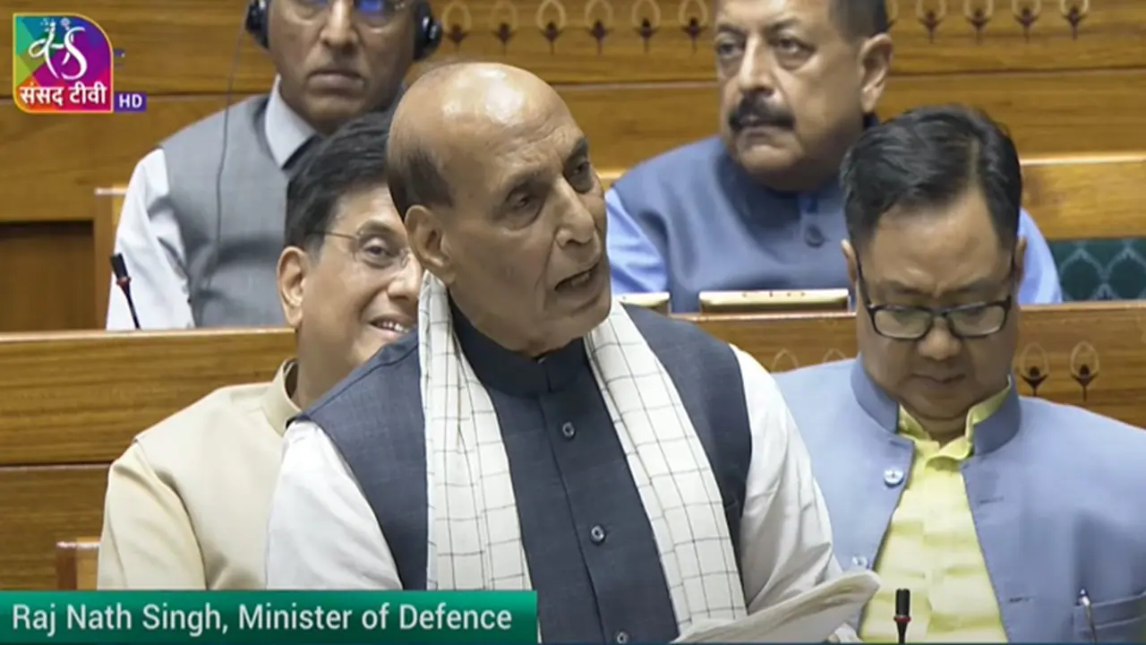 Rajnath Singh in Lok Sabha