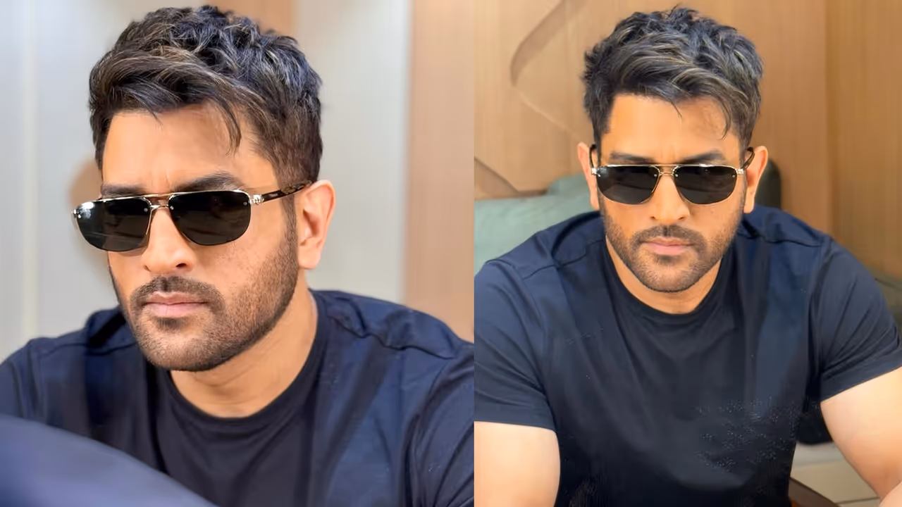 MS Dhoni Latest Look 2025 MS Dhoni Latest Look 2025