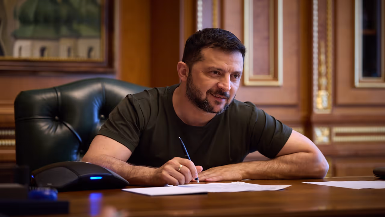 Ukraine President Volodymyr Zelensky