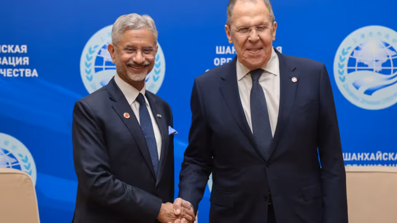 EAM Jaishankar with Russian Foreign Minister Sergey Lavrov 
