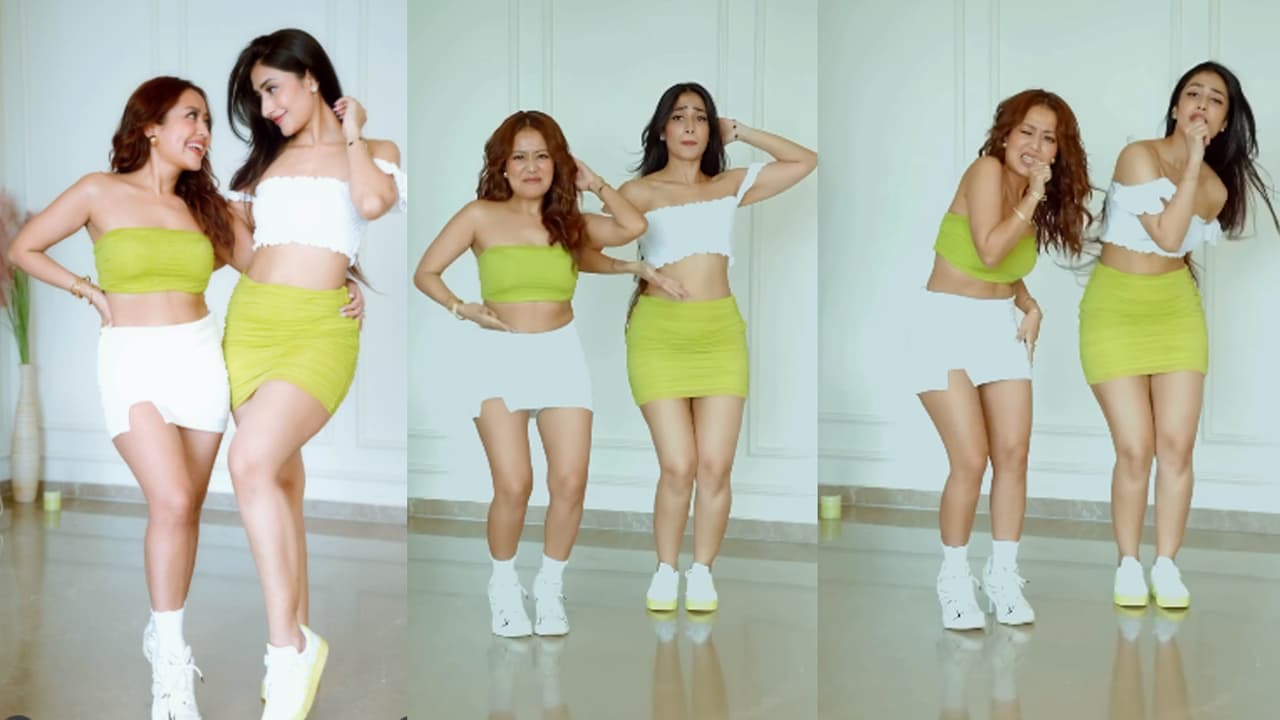 Dhanashree Verma and Neha Kakkar dance video