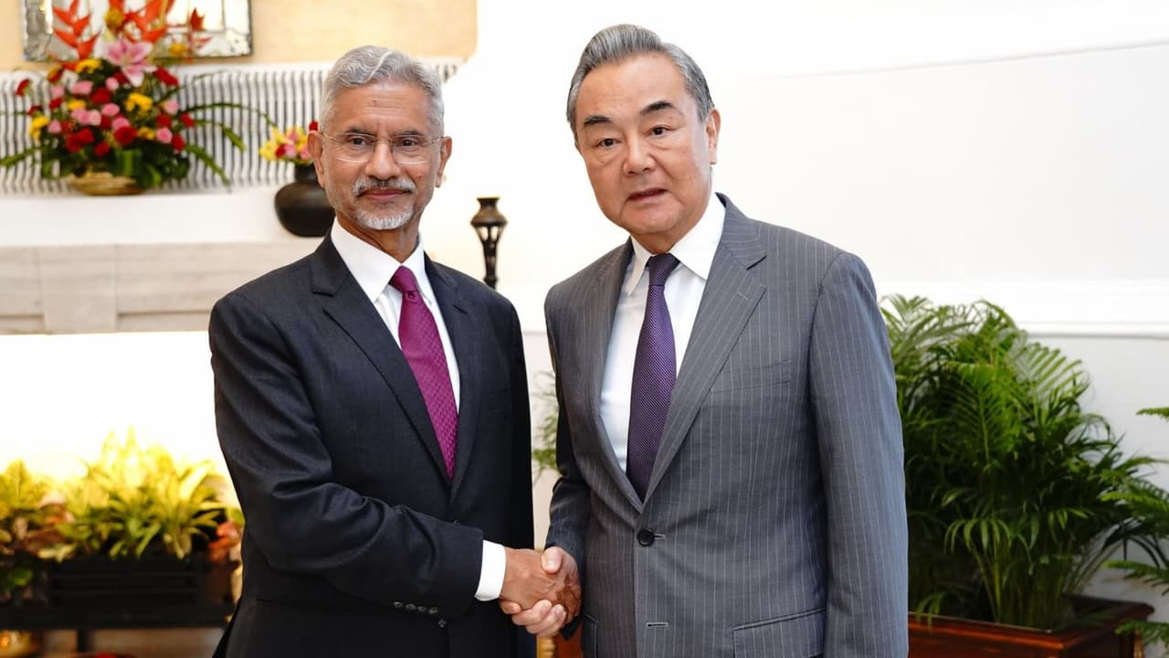 s Jaishankar china wang yi meet 