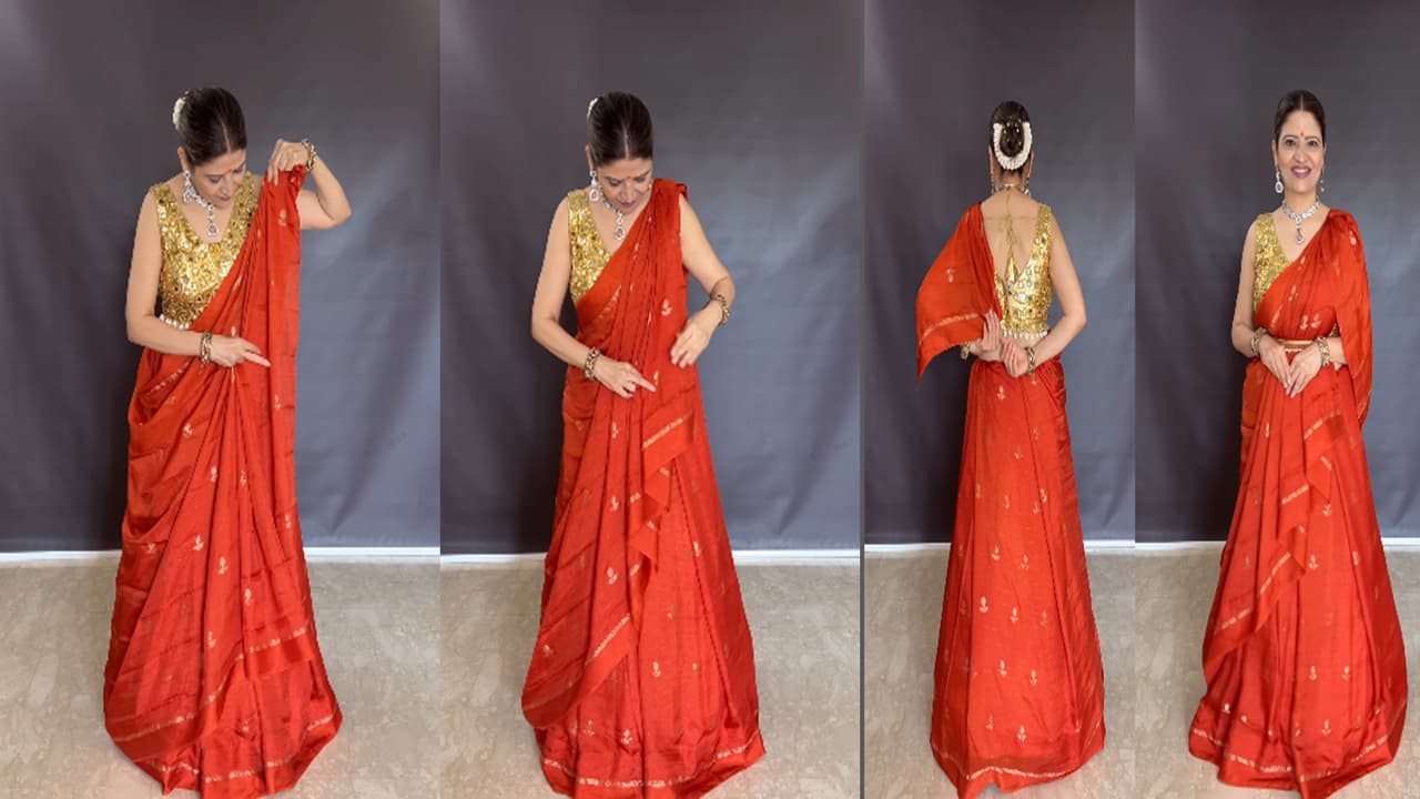 Saree Like Lehenga Saree Like Lehenga