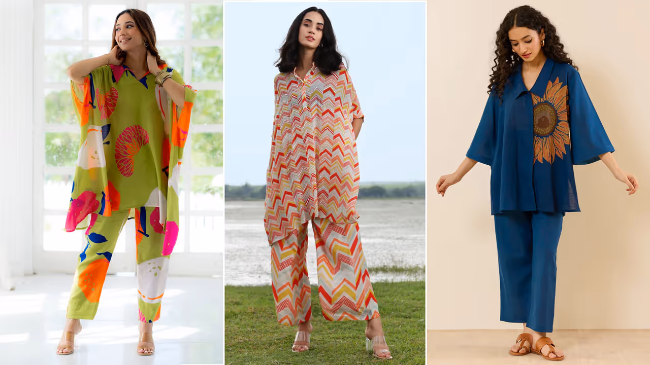 Co ord sets Designs Modern but Ethnic for 30 Plus Girls Co ord sets Designs Modern but Ethnic for 30 Plus Girls