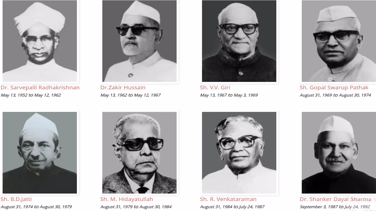 Vice Presidents of India