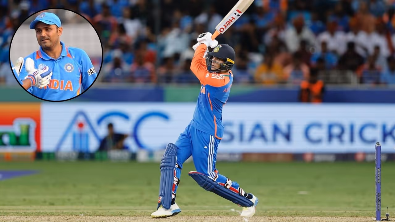 abhishek sharma and virendra sehwag abhishek sharma and virendra sehwag