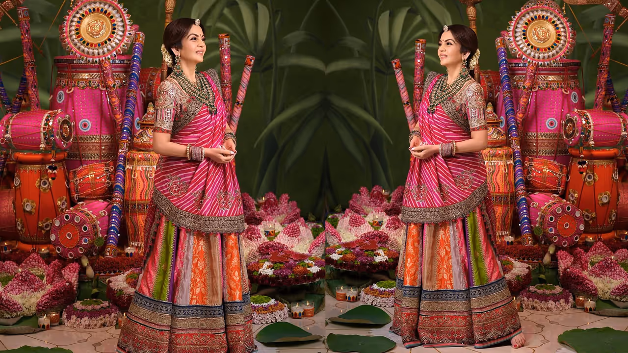 Nita Ambani Navrang lehenga