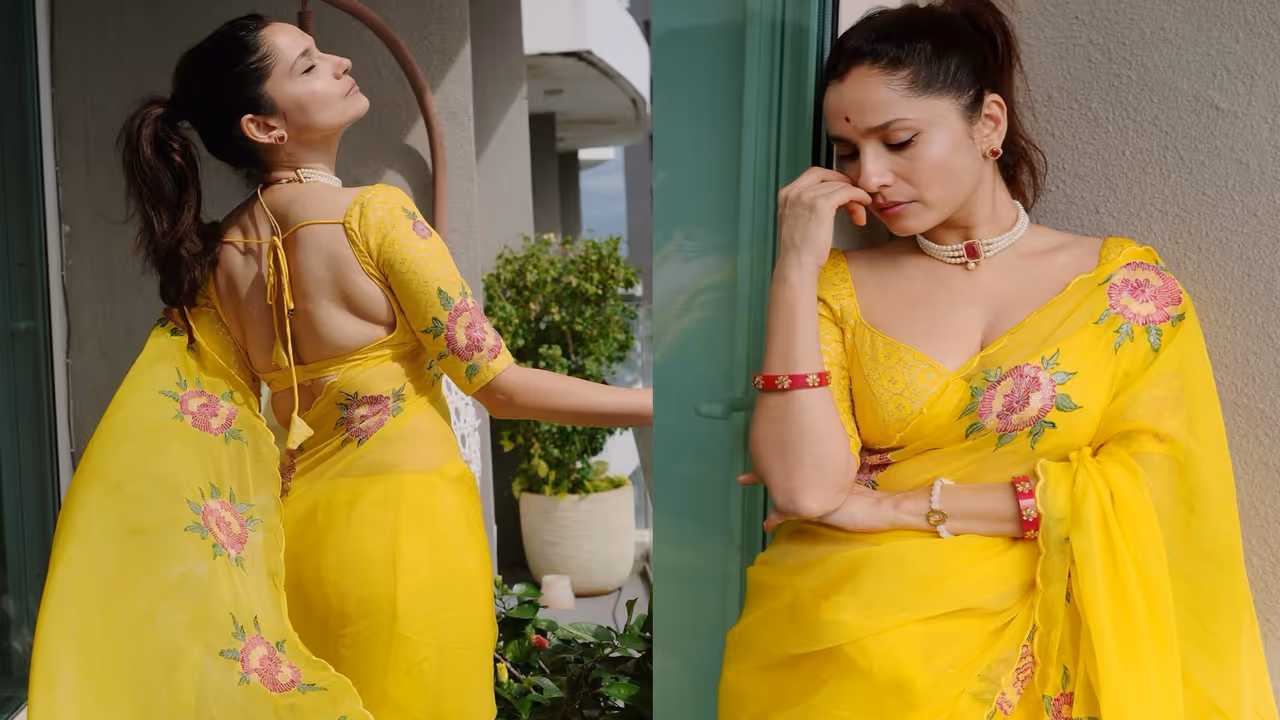 Ankita Lokhande Saree Designs