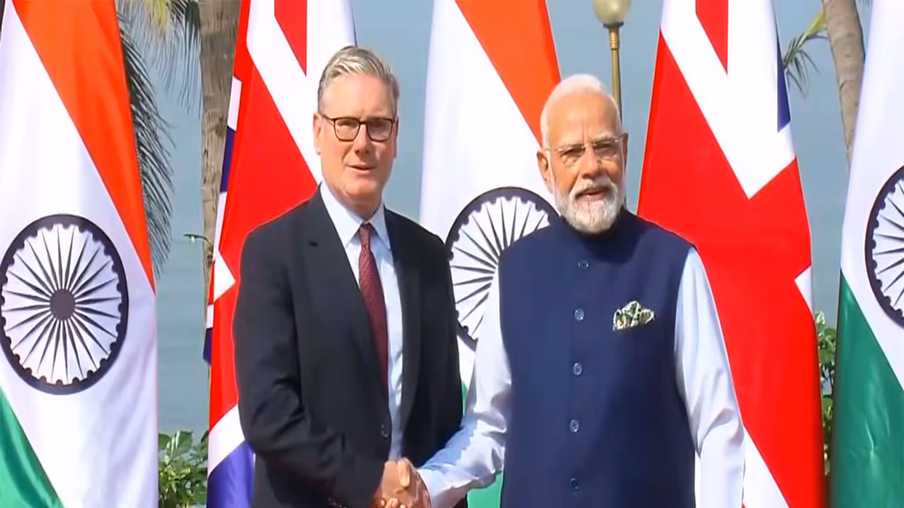 Keir Starmer and PM Modi