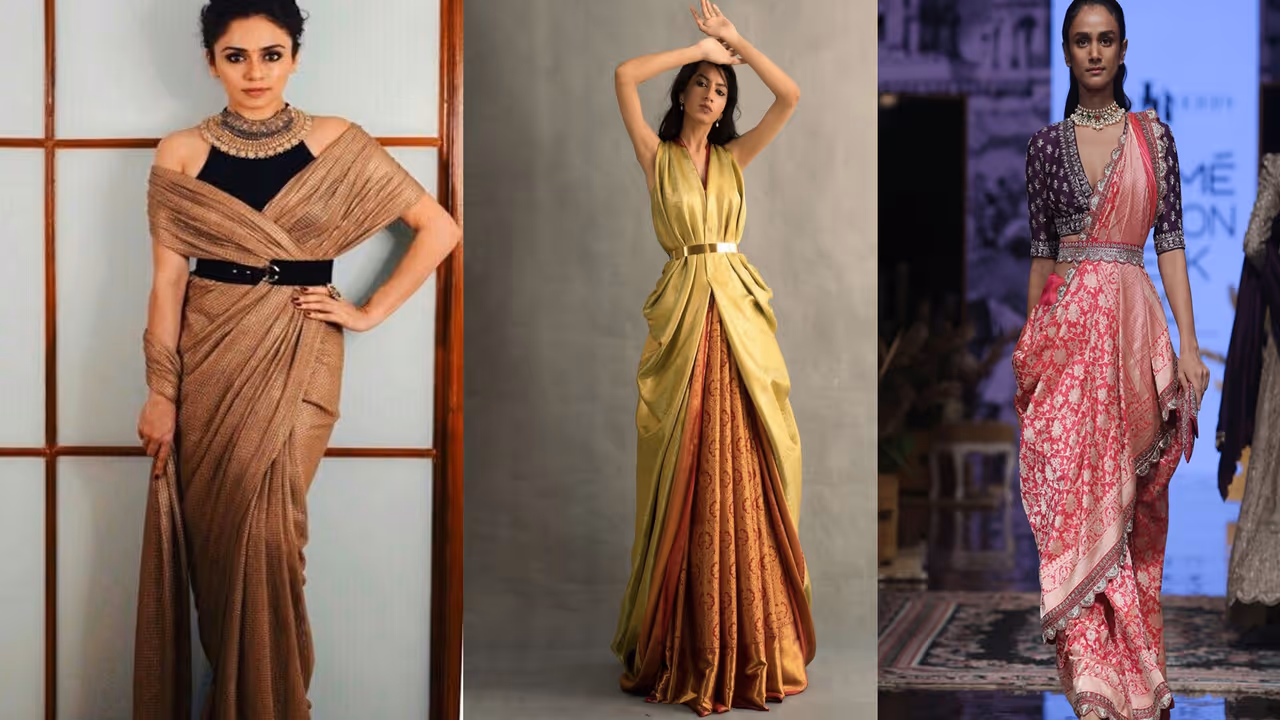 Modern Saree Looks Modern Saree Looks