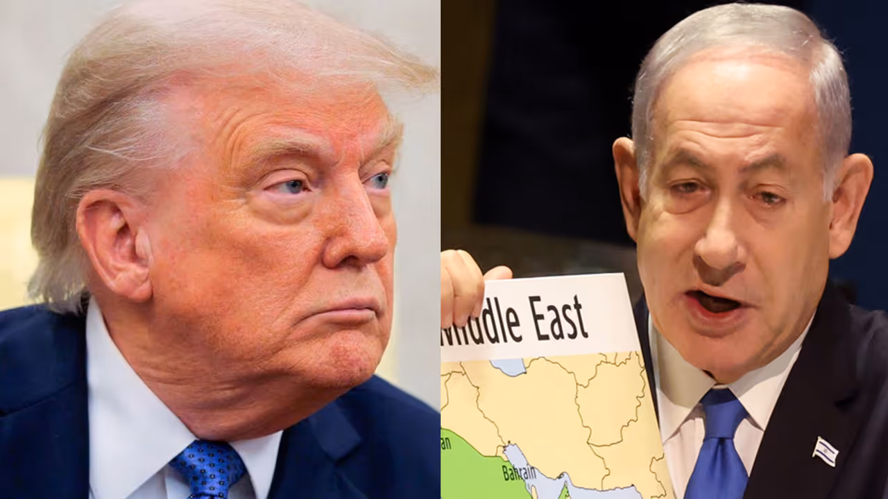 Trump with netanyahu