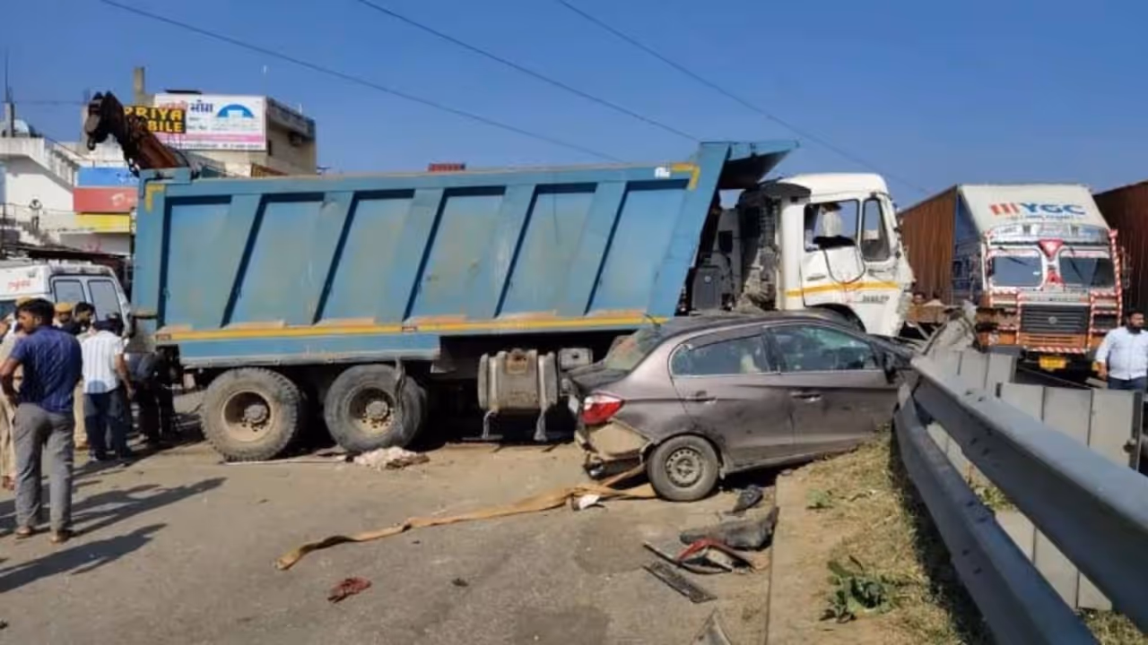 jaipur dumper truck accident harmada many dead jaipur dumper truck accident harmada many dead