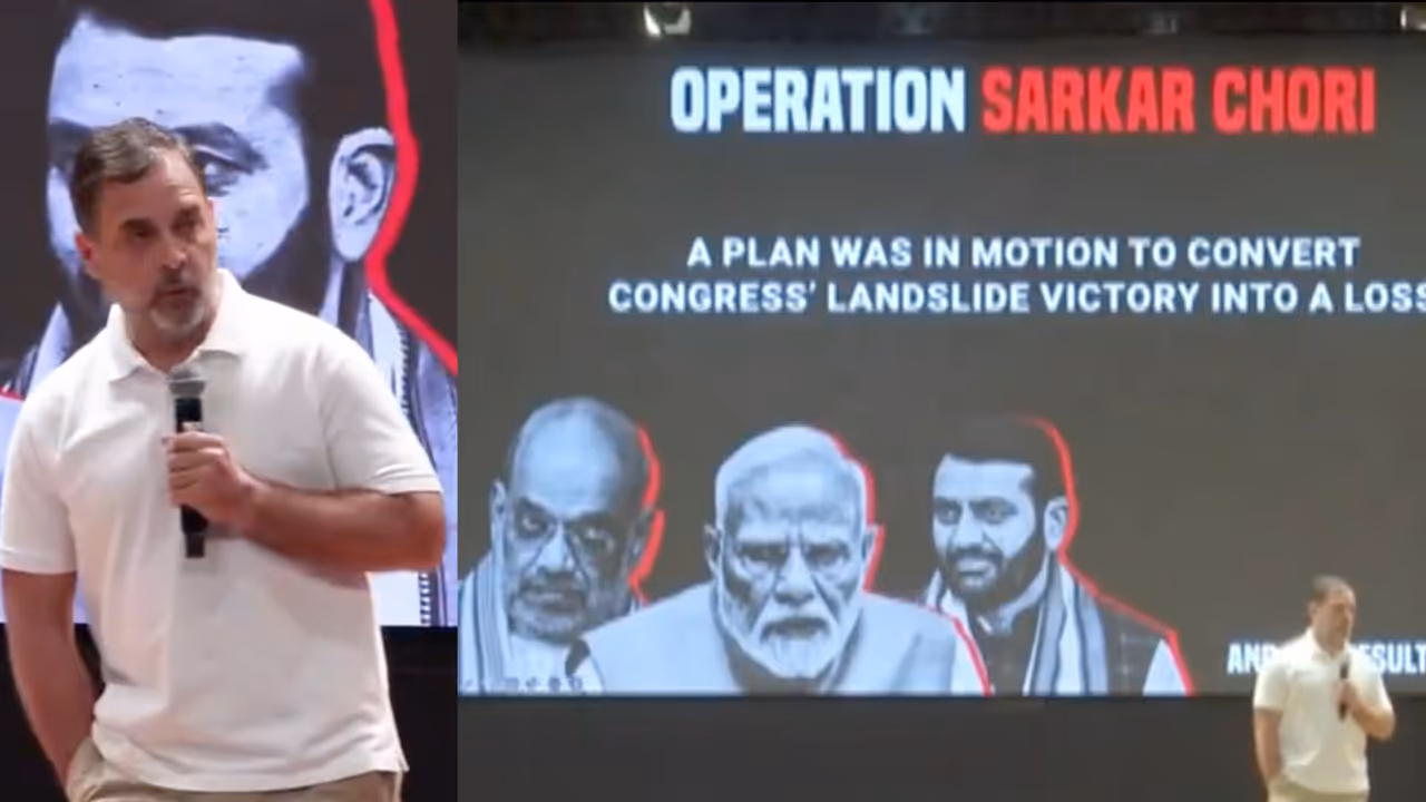 rahul gandhi haryana vote scam 25 lakh votes stolen