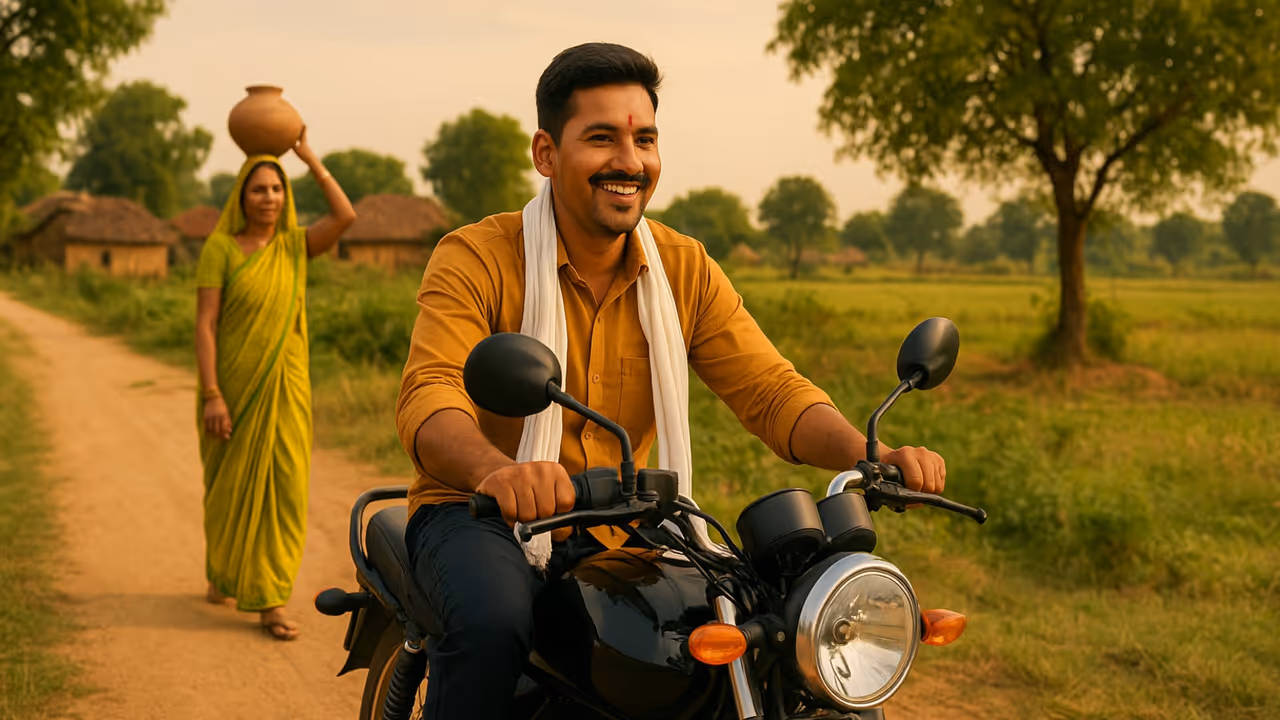 Rural India two wheeler market