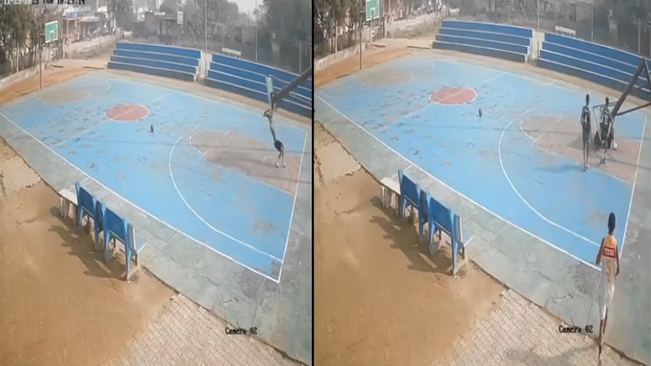 rohtak teen basketball player death caught on camera haryana sports infra