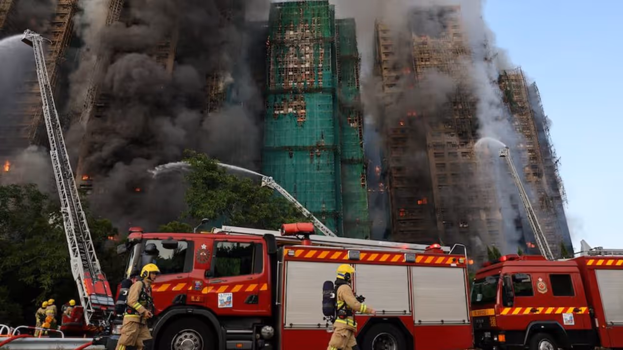  Hong Kong High Rise Building Fire 44 Dead Largest Tragedy Update