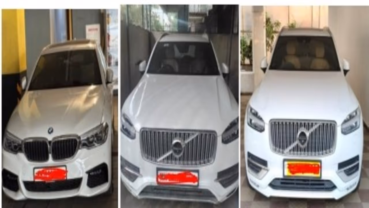  sbi car loan fraud ed raid bmw mercedes land rover seized pune case