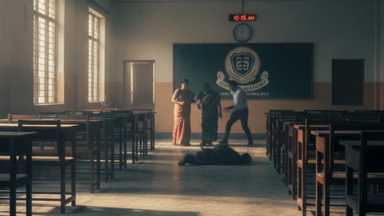 lucknow montfort school student dies during exam