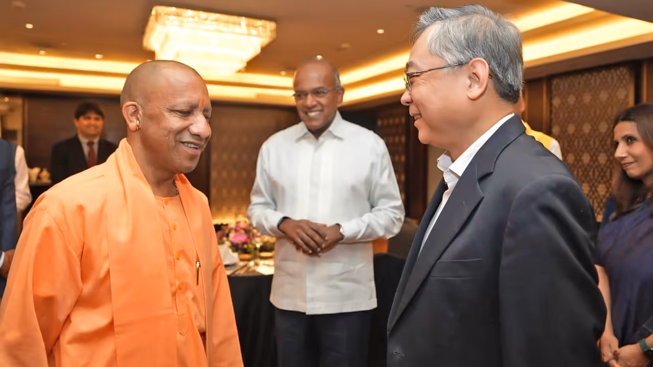 Yogi Adityanath Singapore visit invest UP 1 trillion dollar economy Yogi Adityanath Singapore visit invest UP 1 trillion dollar economy
