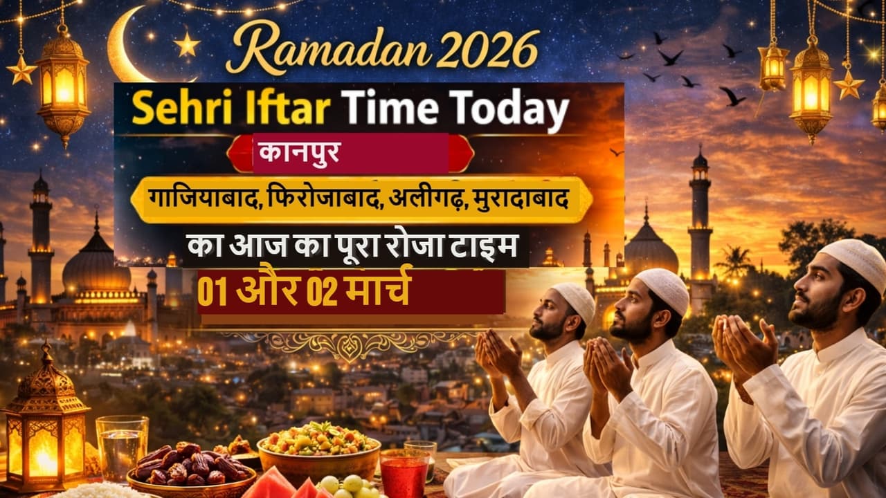 Sehri Iftar Time Today in Kanpur Sehri Iftar Time Today in Kanpur