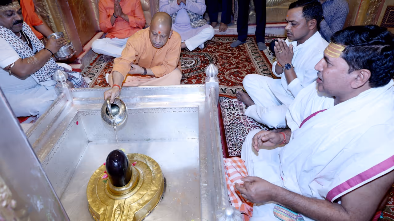 Yogi Adityanath Varanasi Visit Yogi Adityanath Varanasi Visit