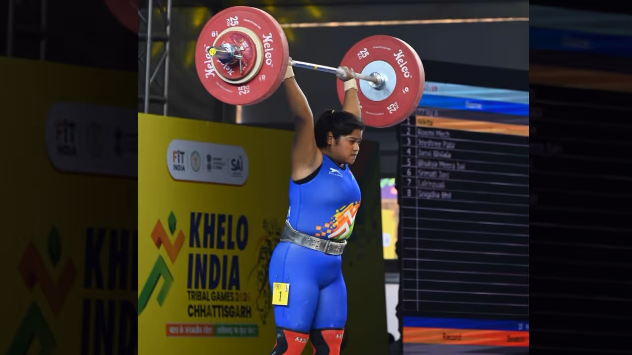 Khelo India Tribal Games 2026 chhattisgarh nikita gold medal Khelo India Tribal Games 2026 chhattisgarh nikita gold medal