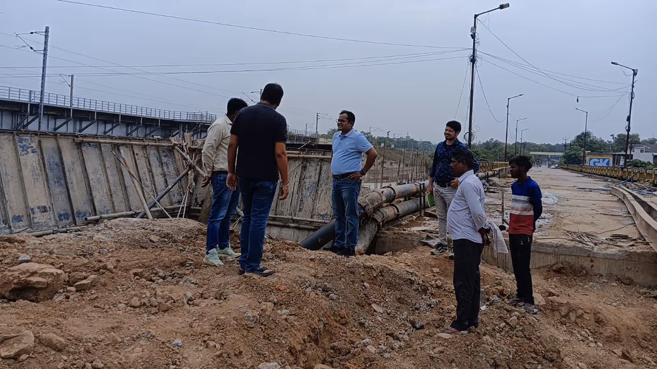 Chhattisgarh nagar nigam ayukt brijesh singh kshatriya inspection Chhattisgarh nagar nigam ayukt brijesh singh kshatriya inspection