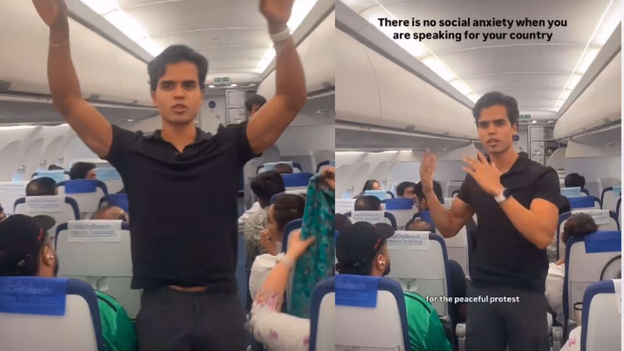 IndiGo Flight Viral Video IndiGo Flight Viral Video