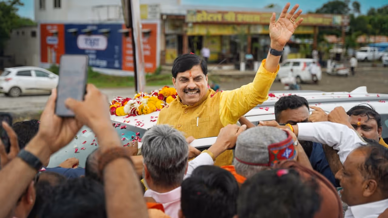 Mohan Yadav in Alirajpur balram krishi mahotsav Mohan Yadav in Alirajpur balram krishi mahotsav