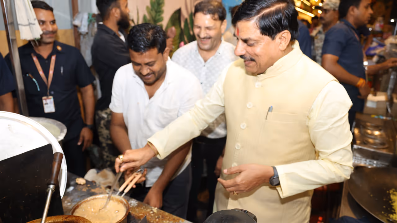 mohan yadav made tea in rajgarh mohan yadav made tea in rajgarh