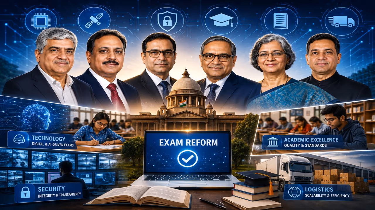 india exam reforms task force nandan nilekani nta paper leak ai cyber security india exam reforms task force nandan nilekani nta paper leak ai cyber security