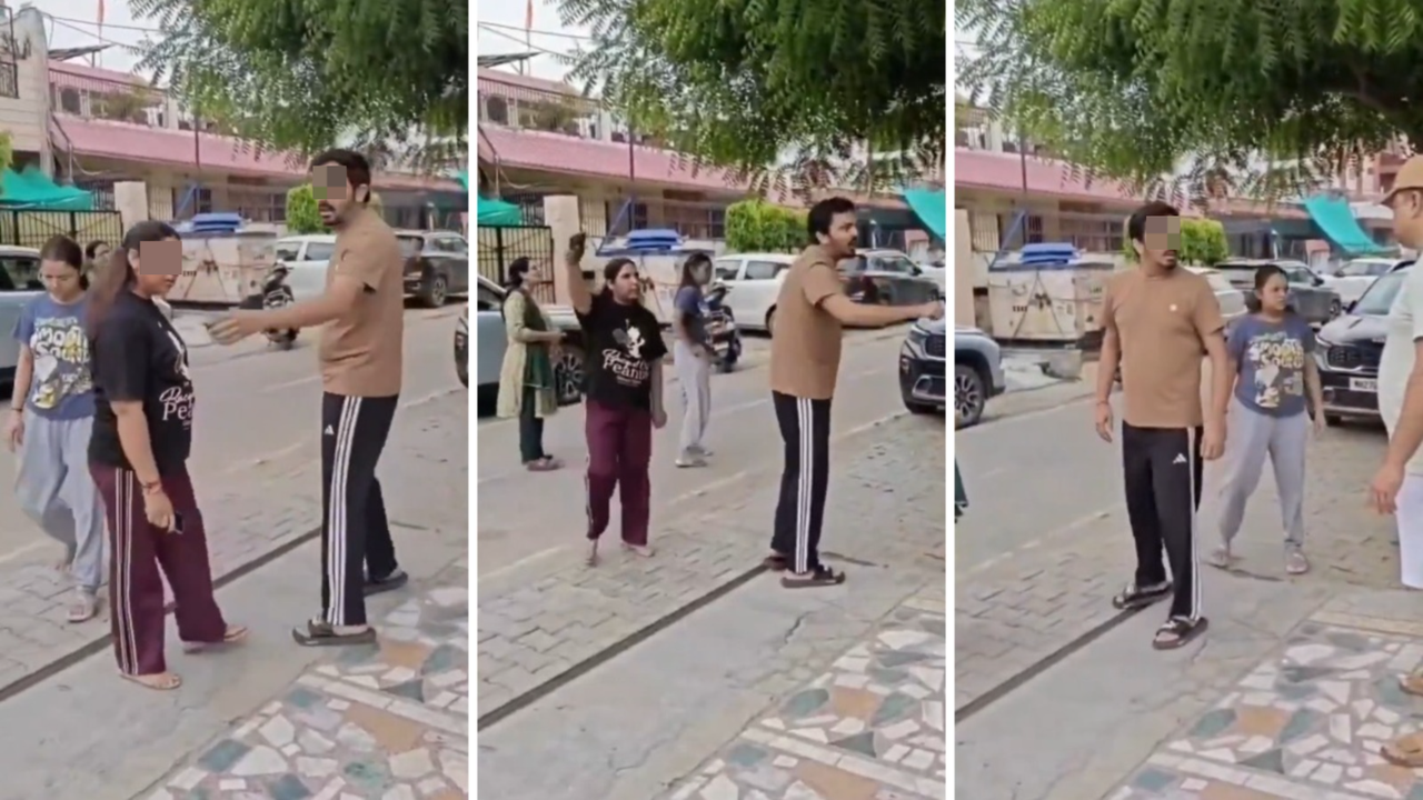 Ghaziabad fight over dog viral video row turns ugly as man boasts of Rs 7 crore home police remark goes viral Ghaziabad fight over dog viral video row turns ugly as man boasts of Rs 7 crore home police remark goes viral
