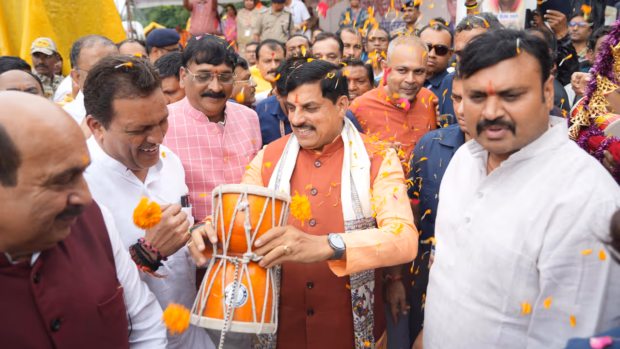 jabalpur sanskar kawad yatra cm mohan yadav jabalpur sanskar kawad yatra cm mohan yadav