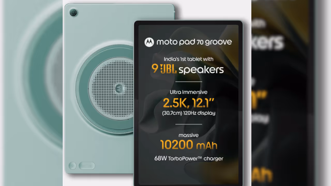 Motorola Moto Pad 70 Launched in India With 2 5K 90Hz Display and 10200mAh Battery Price Starts at 33 999 Motorola Moto Pad 70 Launched in India With 2 5K 90Hz Display and 10200mAh Battery Price Starts at 33 999