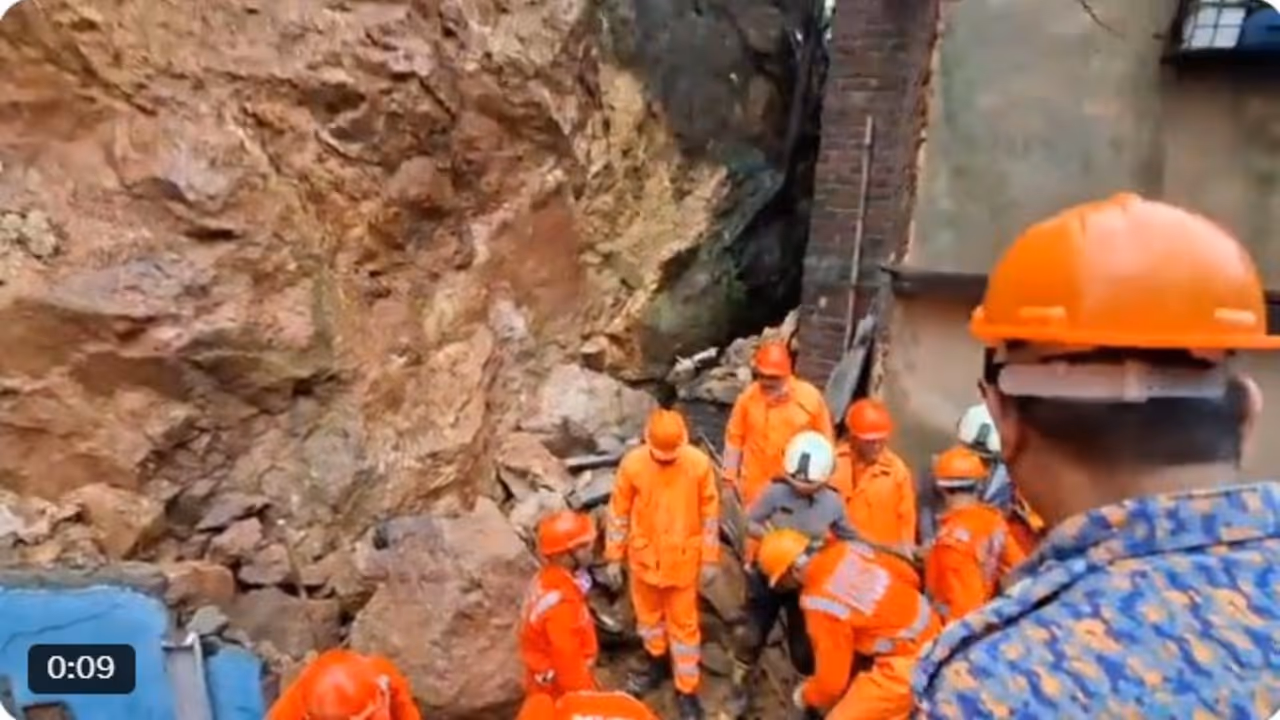 mumbai ghatkopar landslide 5 dead rescue operation people trapped mumbai ghatkopar landslide 5 dead rescue operation people trapped