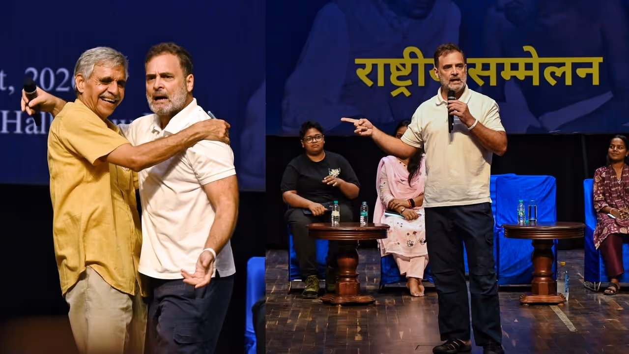 rahul gandhi modi remarks kapil dixit imitation congress session bjp controversy rahul gandhi modi remarks kapil dixit imitation congress session bjp controversy