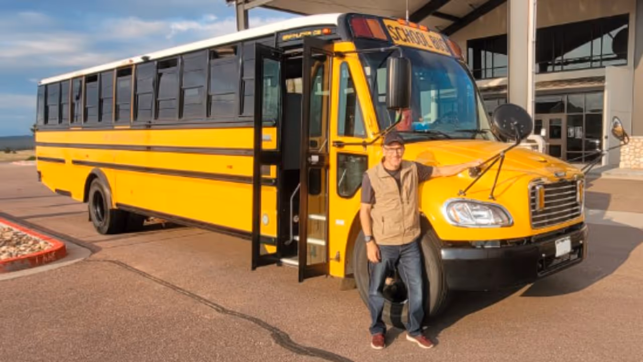 Adobe Engineer Turns School Bus Driver Adobe Engineer Turns School Bus Driver