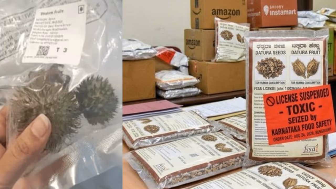 karnataka datura sale amazon instamart bigbasket food license suspended Bengaluru news karnataka datura sale amazon instamart bigbasket food license suspended Bengaluru news