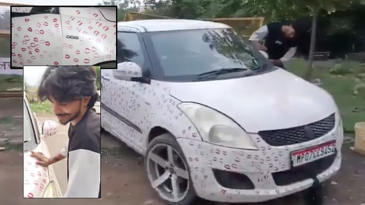 Gwalior Car Kiss Marks Trigger Traffic Rule Debate Which Car Modifications Can Lead to Challan Gwalior Car Kiss Marks Trigger Traffic Rule Debate Which Car Modifications Can Lead to Challan