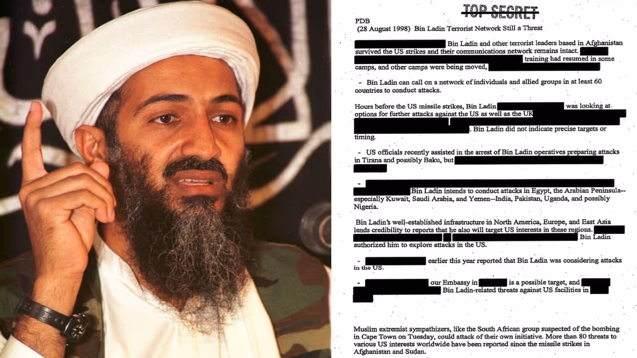 cia documents osama bin laden india terror attack plan before 9 11 cia documents osama bin laden india terror attack plan before 9 11
