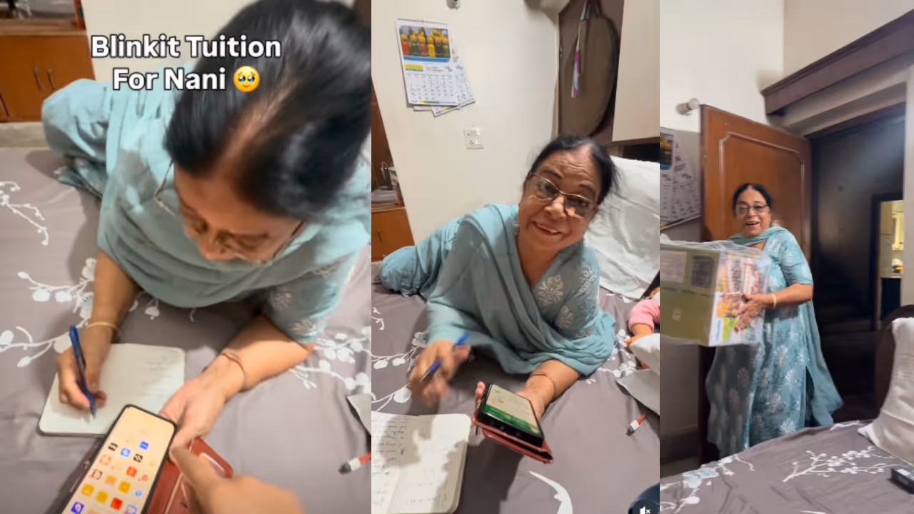 Grandmother Blinkit Viral Video Grandmother Blinkit Viral Video