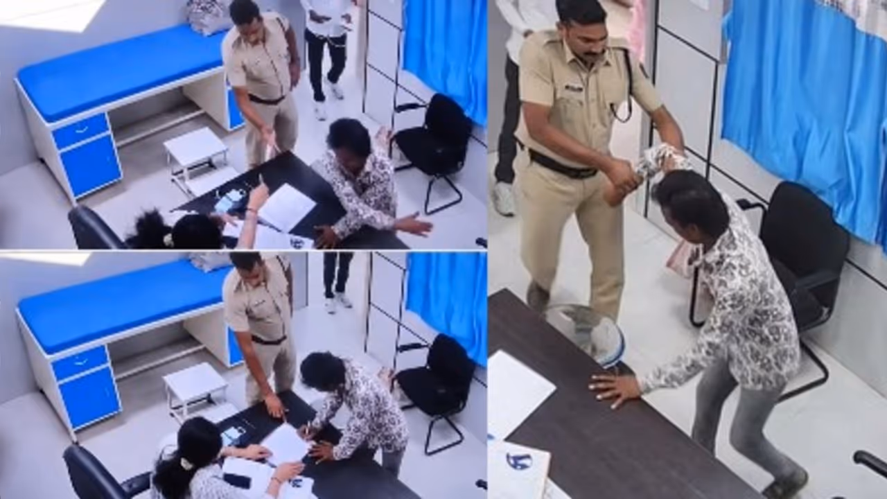 maharashtra wardha doctor assault police presence kadir ali video viral maharashtra wardha doctor assault police presence kadir ali video viral