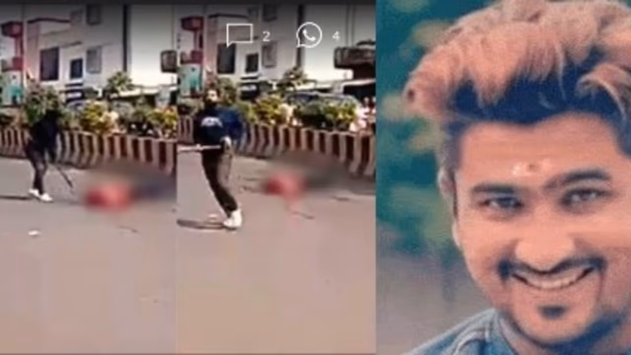 chhatrapati sambhajinagar murder case car attack rod killing video pawan parashar chhatrapati sambhajinagar murder case car attack rod killing video pawan parashar