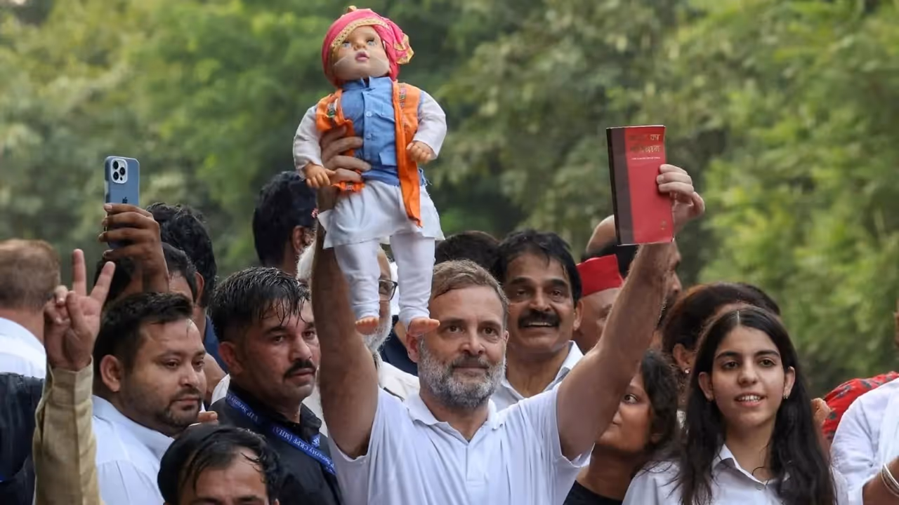 rahul gandhi delhi rally 1 november 2026 bjp taunt vote bachao desh bachao india alliance cec removal rahul gandhi delhi rally 1 november 2026 bjp taunt vote bachao desh bachao india alliance cec removal